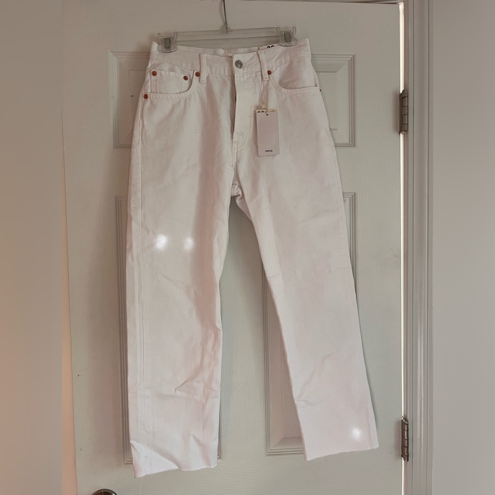 White Jeans from Mango